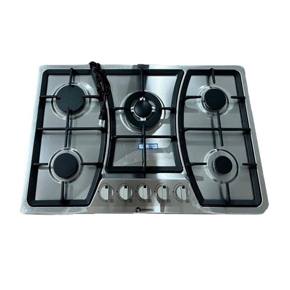 Parrilla Gas Empotrable Shorbull 5 Quemador Acero Inoxidable Shorbull 5Q