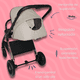thumbnail image 4 of Capri DLX travel system mango ajustable +portabebé autoasiento gris, 4 of 9