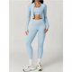 thumbnail image 5 of Chaqueta de Yoga for mujer, chaqueta de Yoga deportiva for correr al aire libre con cremallera, chaqueta de manga larga, ropa de Yoga de secado rápido for niñas, 5 of 6