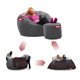thumbnail image 2 of Puff Cama Matrimonial 2 en 1 con Taburete Baggy Oxford 140 x 180 cm Baggy Puff Baggy 2 Bed Matrimonial con Taburete Oxford 140 x 180 cm, 2 of 3