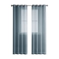 thumbnail image 2 of Semi Sheer Curtains For Bedroom 98 Inches Long Grommet Vertical Window Curtains Drapes With Light Through For Living Room, 2 of 7