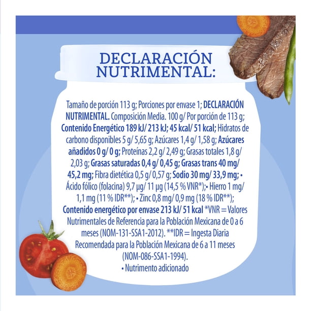 Imagen 4 de Alimento para lactantes Gerber sopa con res y verduras 113 g