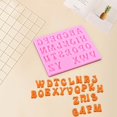 Fasiaou Silicone Letter Molds, Lowercase Uppercase Alphabet Letters and ...