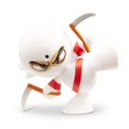 thumbnail image 4 of Figura de juguete FaRt NinjAS Ninjas de Pedo con activación por movimiento, 4 of 9