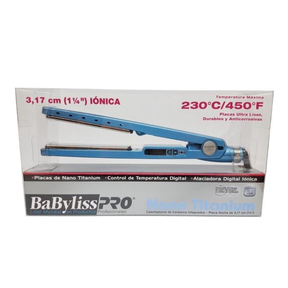 Plancha para cabello BabyLiss Pro Nano Titaniun 1 1/4 PULGADAS