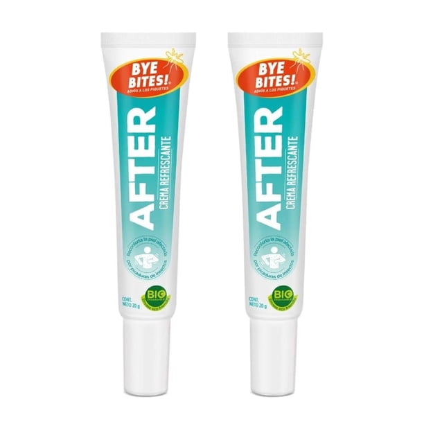 Duopack Crema Para Picaduras de Mosquitos e Insectos BYE BITES After Bites Refrescante Para Quemaduras Raspaduras 20 g