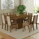 thumbnail image 2 of Juego de Comedor Mesa Tablero de Madera 8 Sillas Marrón/Crema/Beige Marisa MADESA, 2 of 11