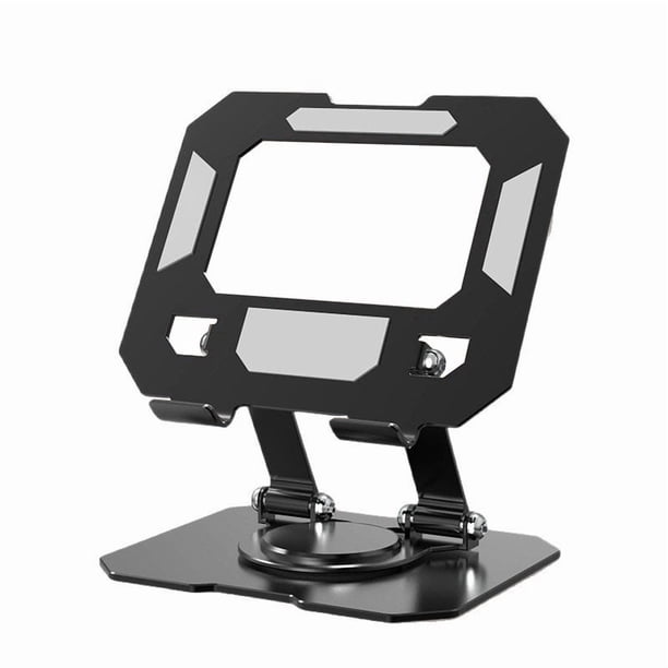 Soporte para Laptop Acero Carbono, Base para Laptop Plegable Portátil Estable y Antideslizante, Base Enfriadora para Laptop Stand con Base Giratoria de 360° y Altura Ajustable, PC/Tabletas