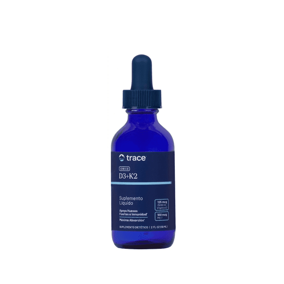 TRACE MINERALS |Ionic D3 + K2 | 59 ml