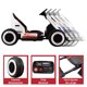 thumbnail image 4 of Montable Electrico Go Kart para Niños Largo Ajustable Luz 12v - Blanco, 4 of 8