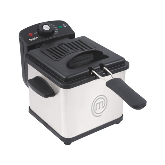 FREIDORA DE ACEITE 1.5 LITROS ACERO MASTERCHEF BY HUKEN Masterchef by Hukën MK-DF-1SS