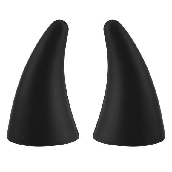 GOOHOCHY cuernos de diablo 3D para decoración de parachoques de coche, accesorio anticolisión.