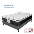 thumbnail image 1 of Colchon King Size Restonic Ortopedico MoonCare + Box Tapiz Tela Gris Claro + 2 Almohadas Standart, 1 of 4