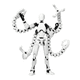 thumbnail image 1 of "Figuras De Acción T13 Robot 3d Con Articulaciones Móviles Lab.G blanco ", 1 of 5