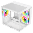 thumbnail image 5 of Gabinete XTREME PC GAMING Crystal Core Mini Torre 3 Fan ARGB 600W Blanco CDXT3700WT, 5 of 5