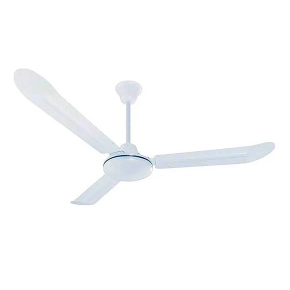 Ventilador de techo Supreme VEC-961 blanco con 3 aspas de metal, 56" de diámetro 110V SUPREME VEC SUPREME