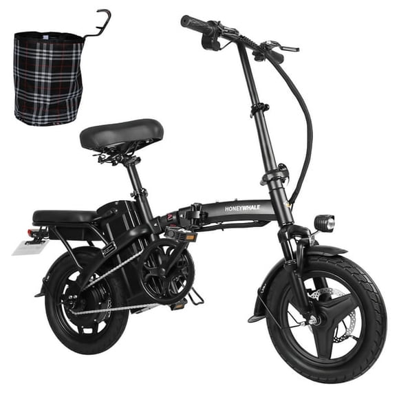 Bicicleta Eléctrica Plegable HONEY WHALE S6-S Negro