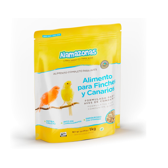 Alimento Premium Finches Canarios 1kg Mantenimiento  Alamazonas