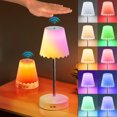 thumbnail image 2 of Lámpara de escritorio Pisexur Electronics para hombre con sensor de gestos RGB, altura ajustable de 3 niveles, carga USB, ideal para dormitorio, lectura, trabajo, niños, electrónica, organizador de e, 2 of 8