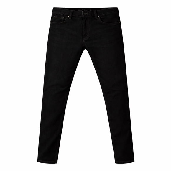 Jeans George Para Hombre, Negro Slim Talla Talla 34 Negro slim