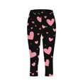 thumbnail image 5 of TaTaai Valentine's Day Heart Graphic Elastic Non-see-through Women Tight Yoga Leggings High Waisted Breathable Gym Workout Casual Daily Full Length Pants Gift, 5 of 5