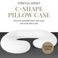 thumbnail image 3 of Funda Almohada Maternidad Betty Dain 60x25 C-Shape Blanca, 3 of 5
