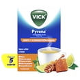 thumbnail image 1 of Vick Pyrena Alivio y Confort para los Síntomas de la Gripa 5 Sobres Miel-Limón, 1 of 5