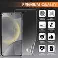 thumbnail image 2 of Zonyee [Paquete de 3] Protector de Pantalla para Samsung Galaxy S25 Ultra, HD Película de Hidrogel Película Protectora de TPU Suave, [Compatible con Huella Digital] [Cobertura Curvada], 2 of 9