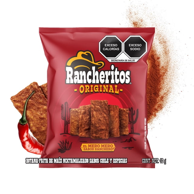 Botana Rancheritos sabor chile y especias 72 g