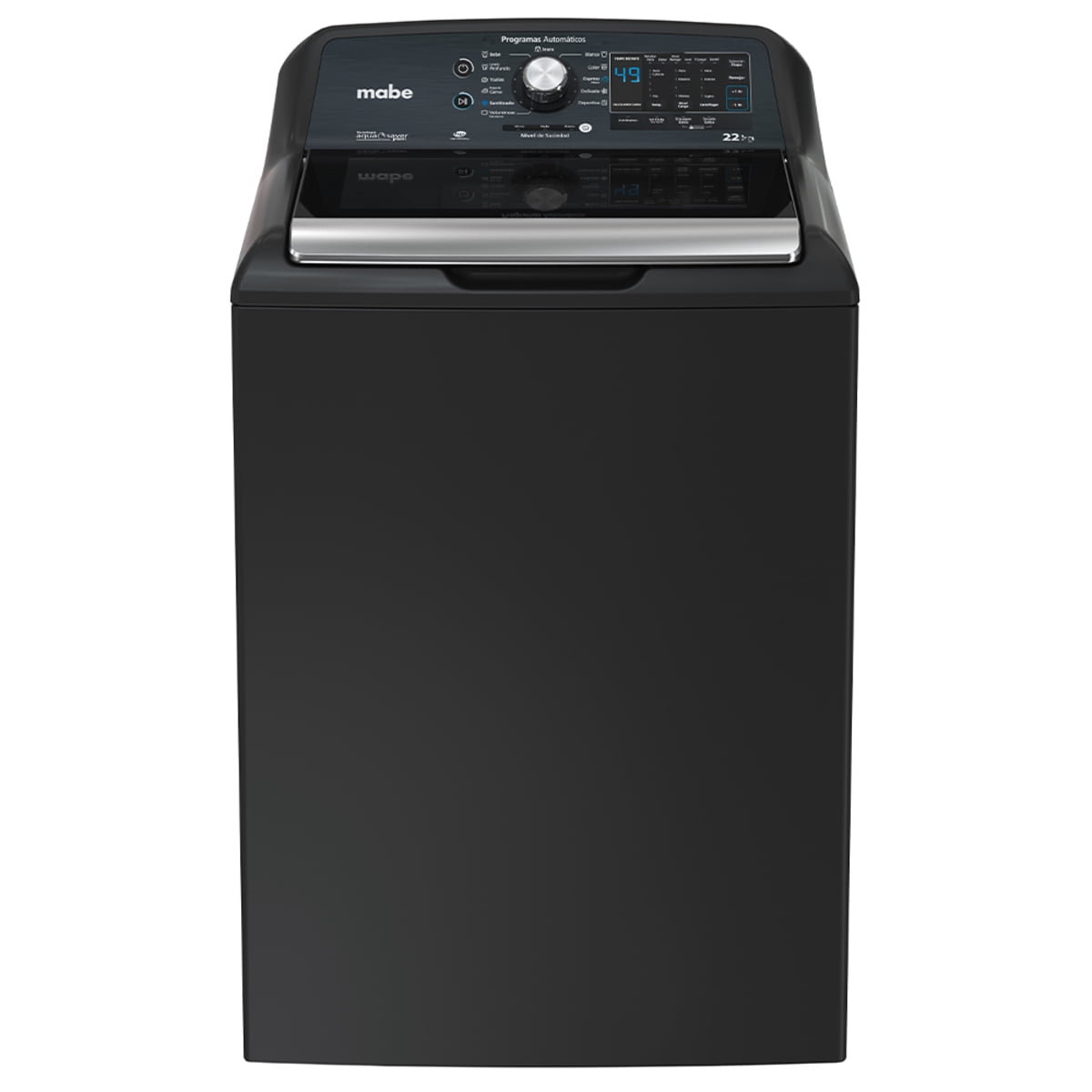 Lavadora Automática Aqua Saver Green High Efficiency 22 kg Diamond Gray con Sanitizado Mabe - LMH72211WDAB0