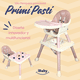 thumbnail image 2 of Silla alta periquera 7 en 1 con mesa y charola para bloques primi pasti ibaby rosa claro, 2 of 8