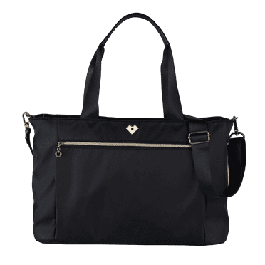 Bolsa para Laptop Mujer hasta 16 Pulgadas LuckyLy, Moderna con Múltiples Compartimentos, Modelo Tanya negro UNITALLA