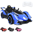 thumbnail image 1 of Montable Eléctrico para Niños Deportivo Lambo Luces Sonido Control Remoto Bluetooth Batería 12v - Azul, 1 of 8