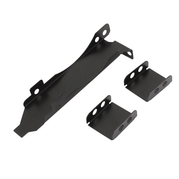 80-90mm Dual Fan Rack Mount PC PCI Slot Cover Bracket Video Card Cooling Black