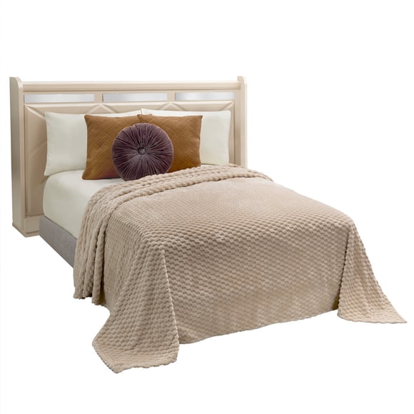 Frazada Térmica Elefantito Matrimonial Beige