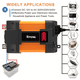 thumbnail image 5 of Inversor De Corriente Bloosom  12v A 110v Con Encendedor Para Coche Negro con Amarillo, 5 of 5