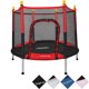 thumbnail image 1 of Trampolín Infantil Brincolín 140 cm 55 Pulgadas con Red de Seguridad hasta 50 kg con 36 Resortes de Acero Galvanizado, 1 of 7