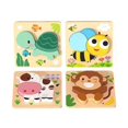 thumbnail image 2 of Rompecabezas de madera Uds., tablero de rompecabezas Montessori , reconocimiento de animales, artesanía de madera, rompecabezas Estilo B, 2 of 7
