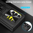 thumbnail image 3 of Funda VEGO para Samsung Galaxy Z Fold 3 con funda de cámara negra, 3 of 9