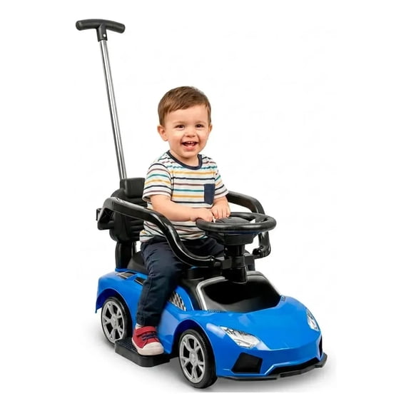 Carro Montable Con Bastón Mini Infantil Con Luz Para Niños