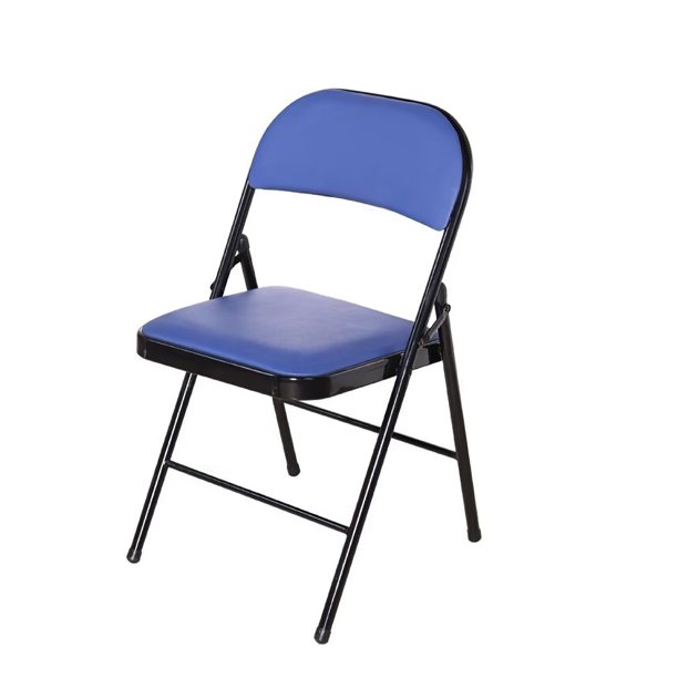 Silla Plegable Ilios Innova Acojinada Color Azul con Negro 45cm La x 45cm An x 76cm Al. Ilios Innova Plegable / Acojinada / Silla