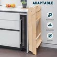 thumbnail image 4 of Torre de Aprendizaje Montessori Plegable Bluelander para Niños, Torre de 2 Escalones, Antideslizante, 4 of 5
