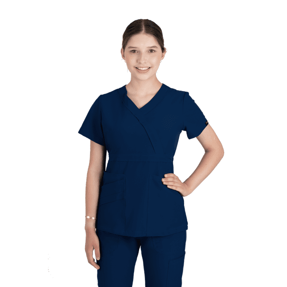 Pijama Quirurgica Antifluidos Scrub Mujer Azul Marino XS