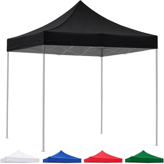 Carpa Cubierta Repuesto Para Toldo 3x3 Metros Impermeable Negro