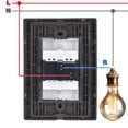 thumbnail image 3 of Apagador Interruptor Grande Inoxium1AOxford 1Pza Apagador 125-250VCA 10A 50/60Hz Plateado/Oxford Acero Inoxidable/PC., 3 of 4