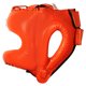 thumbnail image 2 of Protector de cabeza para entrenamiento unitalla, Cleto Reyes con barra "v" en piel color naranja, 2 of 3