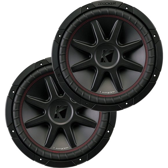 Subwoofer KICKER 12" Doble 4 Ω 800W CompVR Par