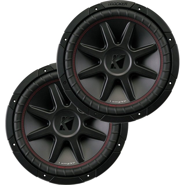 Subwoofer KICKER 12" Doble 4 Ω 800W CompVR Par