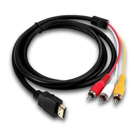 Hdmi To Rca Cable,1080p Hdmi To 3rca Set Top Box Hd Conversion Cable,red Yellow White Audio Video Cable Adapter For Tv Hdtv Dvd - 1.5m