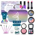thumbnail image 1 of Set de maquillaje Leccion Mermaid, no tóxico, lavable, para niñas de 3 a 10 años, 1 of 7